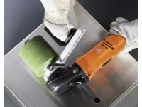 FEIN - Tambur elastic slefuit/satinat Ø100 x 100 x  alezaj 19 mm; albastru - P180