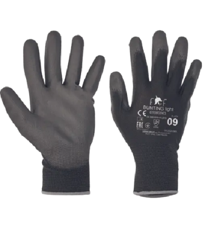 Mănuşi Bunting light, negre - marimea 8