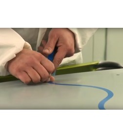 3M 764I - Banda adeziva vinil pentru marcare, semnalizare (verde) 9mm X 33M 