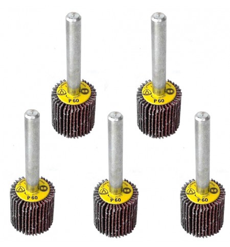 KM 613 - perie abraziva pentru finisari 25 x 15 x ax de 6mm, granulatie P80