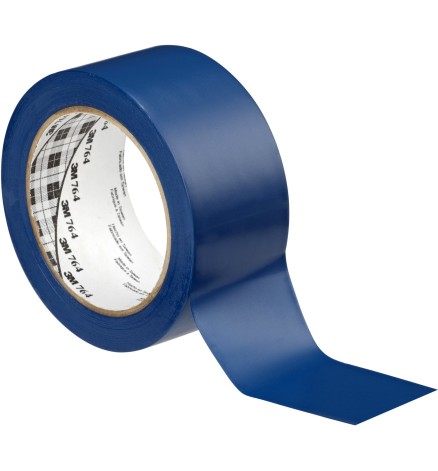 3M 764I - Banda adeziva vinil pentru marcare, semnalizare (albastra) 50mm X 33M 