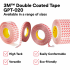 3M GPT-020 Banda dublu adeziva 9mmx 0,2 x 50M;  adeziv acrilic modificat transparent