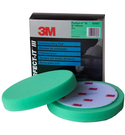 3M™ Perfect-It™ - Burete verde pentru redare luciu 150mm 