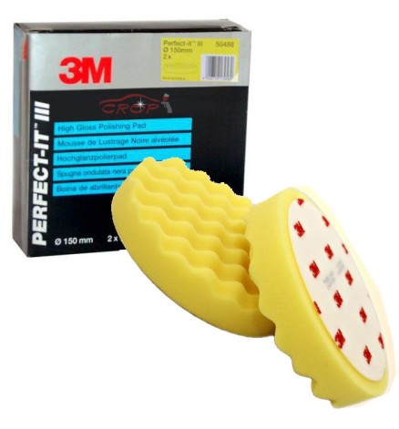 3M™ Perfect-It™ - Burete galben valurit pentru egalizarea luciu 150mm 
