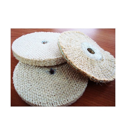 Disc din sisal pentru slefuire primara a metalelor 150x20x17mm