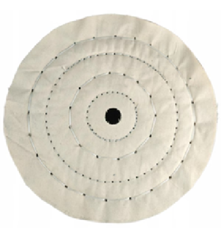 Disc bumbac popeline pentru polișarea la luciu oglindă a metalelor 150x20x15