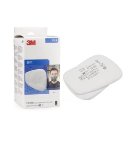  3M 5911 - Prefiltre pentru protectie la particule, asigura o clasa de  protectie P1R