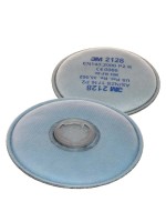 3M 2128 Discuri filtrante cu carbon activ pentru protectia tip FFP2 împotriva particulelor solide și lichide