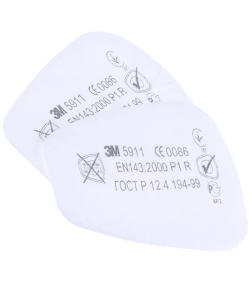  3M 5911 - Prefiltre pentru protectie la particule, asigura o clasa de  protectie P1R