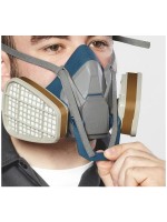 3M 6502QL - Semimasca elastomerica cu sistem QL - marimea M