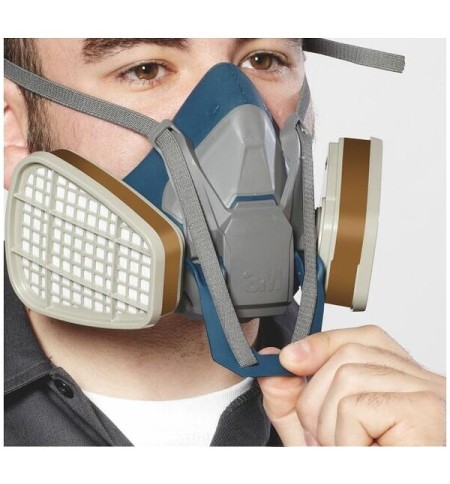 3M 6502QL - Semimasca elastomerica cu sistem QL - marimea M