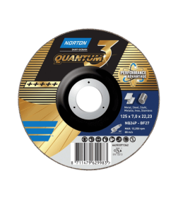 Norton QUANTUM 3 - Disc polizare 125x7x22,23 mm - granula ceramica