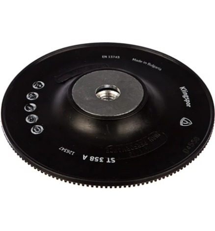 Klingspor ST358A - Taler suport rigid cu nervuri pentru discuri pe fibra vulcanica 180mm