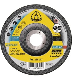 Klingspor A 46 VZ Special - Disc debitare si ajustare depresat125 x 2 x 22,23mm